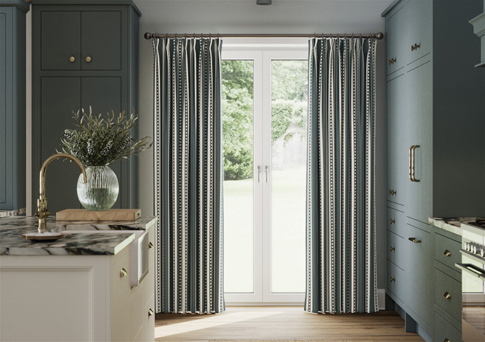 The British Stripe Co. Edgar, Teignbridge No.1 - Made to Measure Curtains - Image 3